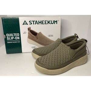 Staheekum Women's Quilted Slip-On Size 9 Taupe NIB